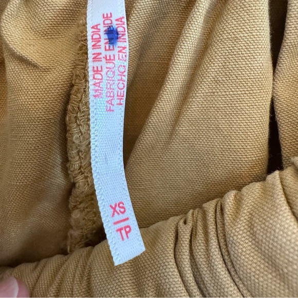 Free People Kahlani Harem Pull On Pants in Harvest Gold EUC - Picture 4 of 7